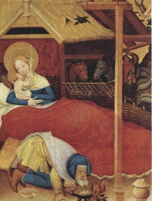 Konrad of Soest The Nativity (mk08) oil painting picture
